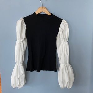 Puff sleeve top